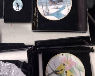 P Buckley Moss. Christmas ornaments