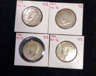 Kennedy half dollars 40% silver