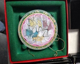 P Buckley Moss. Christmas ornaments