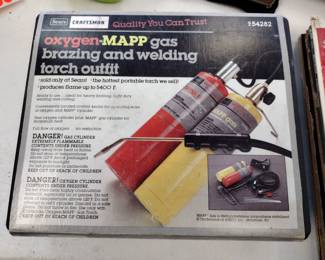 Map gas brazing and welding torch outfit. New inbox
