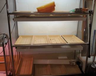 3 Tier Seedling stand with lights