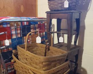Vintage Longaberger baskets