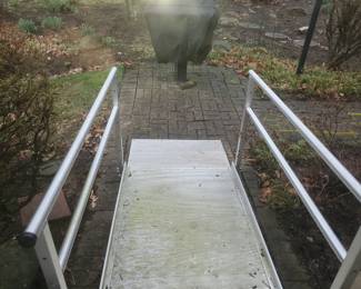 7 Ft aluminum ramp