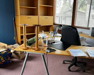 ikea corner desk and chair