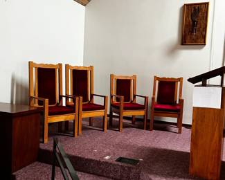 Clergy church chairs - new price on these is over $500 each. 