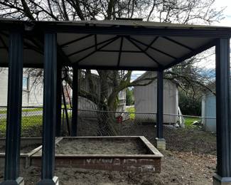 2 canopies, permanently installed and must be uninstalled by buyer