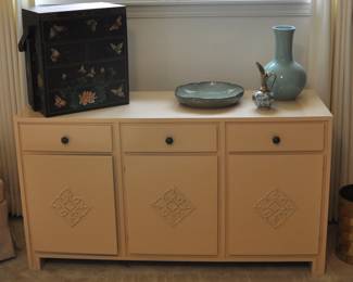 Awesome Conant Ball mid century limed cabinet