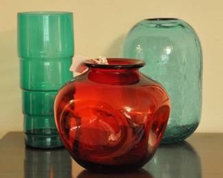 Mid century modern vases