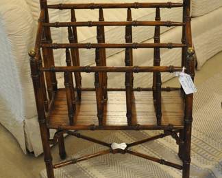 Bamboo style rack for anything you want to have - like magazines