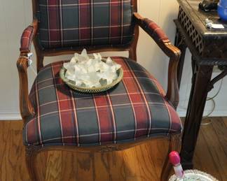 One of two Eathan Allen Chairs