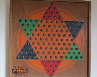 Wooden Chinese Checker Board