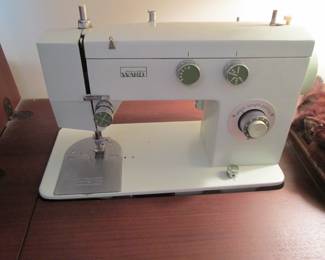 Montgomery Ward Sewing Machine in Cabinet
