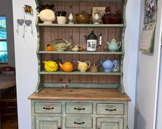 2 piece primitive hutch $395