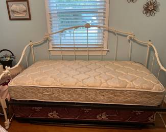 Iron day bed, includes trundle $195 