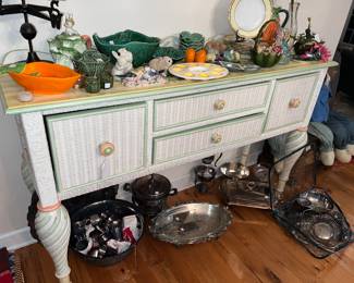 Lexington, Wicker buffet $495