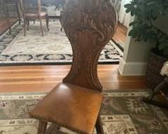 Interesting wood chair