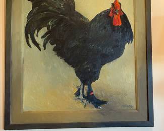 Richard Murray 
“Black Rooster”
Oil