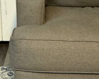Grey Sectional Sofa with Chaise. Chaise Section Measures 125" W. Other Section is 96" W; Chaise is 65" D. Photo 3 of 5.