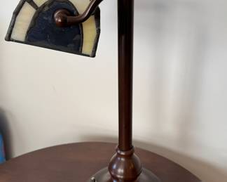 Mission Style Banker's Lamp. Photo 2 of 2.