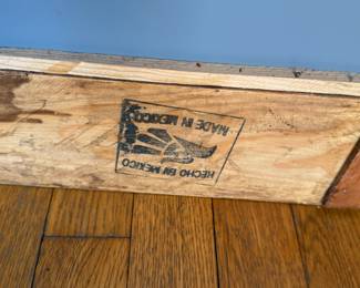 Vintage Reclaimed Wood Mirror. Made In Mexico. Measures 24" x 31" x 5" D. Photo 3 of 3.