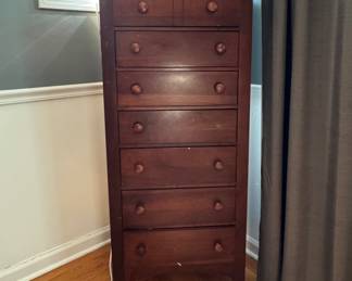 Kincaid Lingerie Chest. Measures 26" x 17" x 52" H.