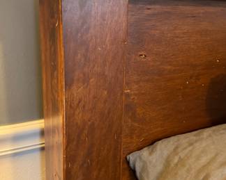 Pottery Barn King Size Bed Frame. Measures 86.5" W x 92" L x 46" H. Photo 3 of 3.