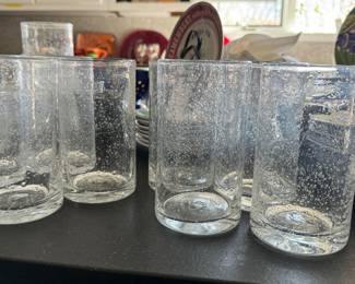 Set of 8 Water Glasses.
