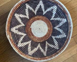 Vintage Navajo Ceremonial Wedding Basket. Photo 1 of 2.