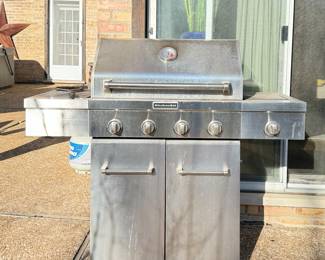 KitchenAid 4-Burner Propane Grill.
