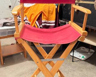 Pair of Bar Height Captain's Chairs. Seat Height Measures 28" H.