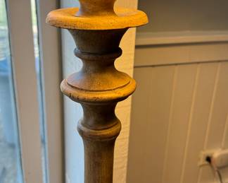 Turned Wood Floor Lamp. Photo 2 of 2.
