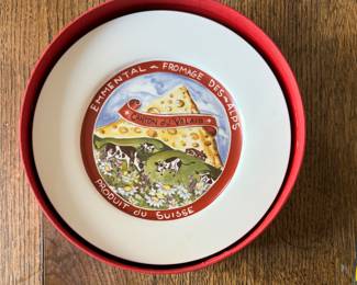 Set of 4 Restoration Hardware Classic Cheese Plates. Photo 2 of 2.