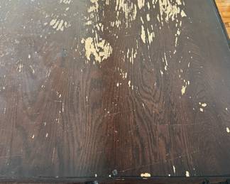 Pottery Barn "Island" with Two Drawers And Shelf. Top Needs Refinishing. Ask Us For Resources. Photo 2 of 2.