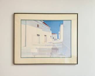 James Harrill Framed "Grecian Steps" Print.