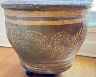Glazed Terracotta Planter.