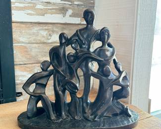 Bronze Sculpture. Signed By Artist, Esther Almeida. Photo 1 of 2.
