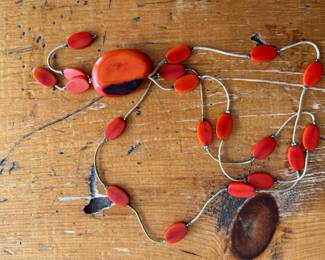 Red Coral Necklace.