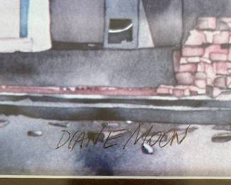 Diane Moon. Hand-Signed Lithograph. Photo 2 of 2