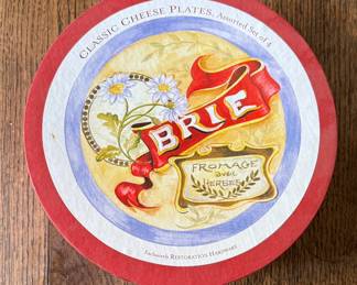 Set of 4 Restoration Hardware Classic Cheese Plates. Photo 1 of 2.