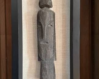 Hand-Carved Wood Mask.