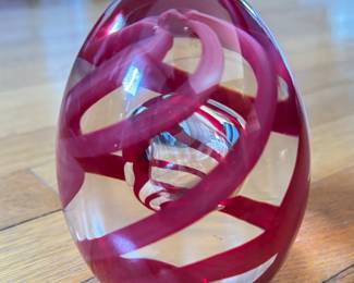 Murano Paperweight Signed By Artist. Photo 1 of 3.