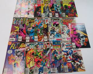 super hero comics 1980's