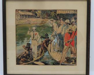 R Von Neuman original art, Layton School of Art