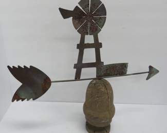 Sheet metal folk art arrow