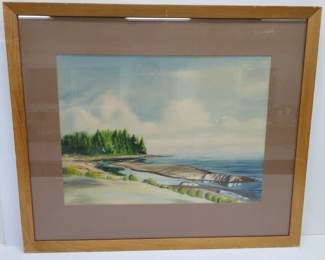 Clarence Boyce Monegar, Winnebago Indian art, one of three, Wisconsin
