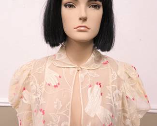 vintage jacket, crossed hands