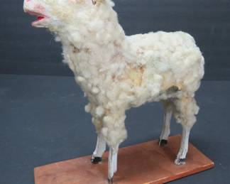 Christmas wooly sheep