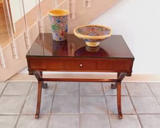 End table by Barbara Barry for Baker Furniture...