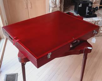Hammacher Schlemmer rotating game table top (detail)...