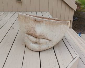 Monumental concrete planter...